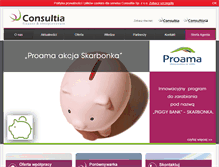 Tablet Screenshot of consultia.pl